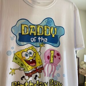 Cricut White SpongeBob Daddy Tee